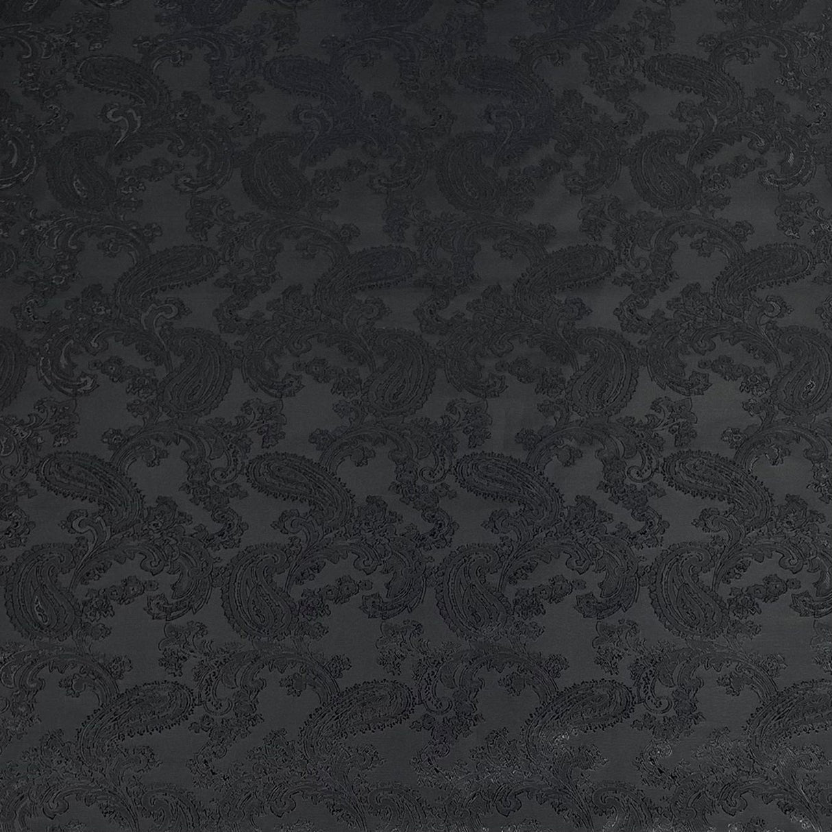 Two Tone Jacquard Fabric 55" (Black)