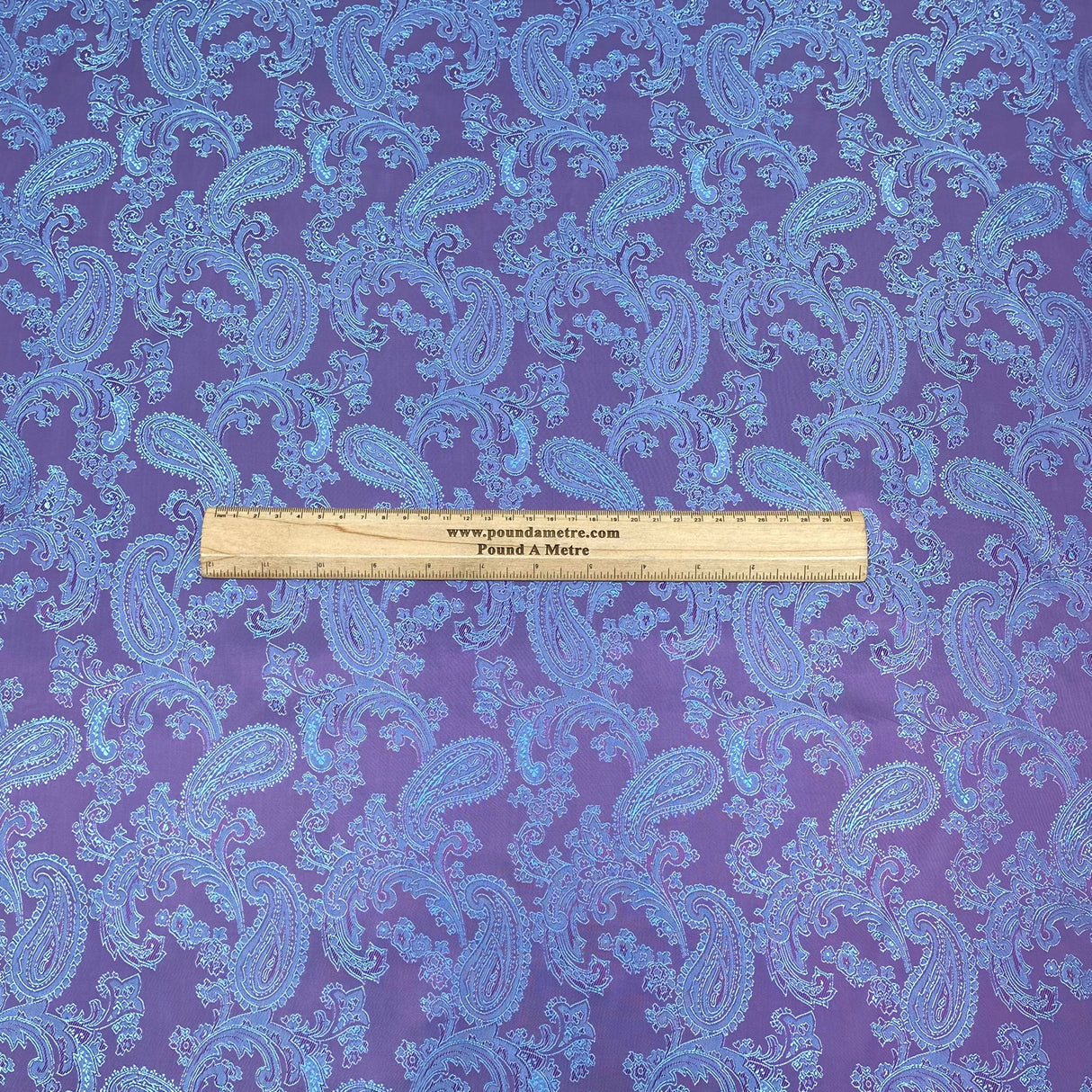 Two Tone Jacquard Fabric 55" (Blue)