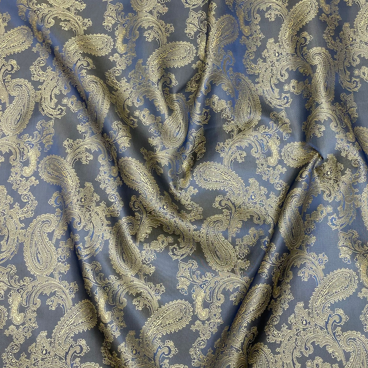 Two Tone Jacquard Fabric 55" (Paisley)