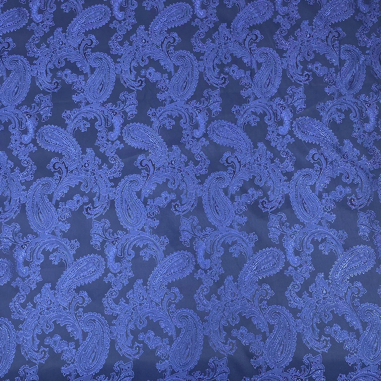 Two Tone Jacquard Fabric 55" (Navy)