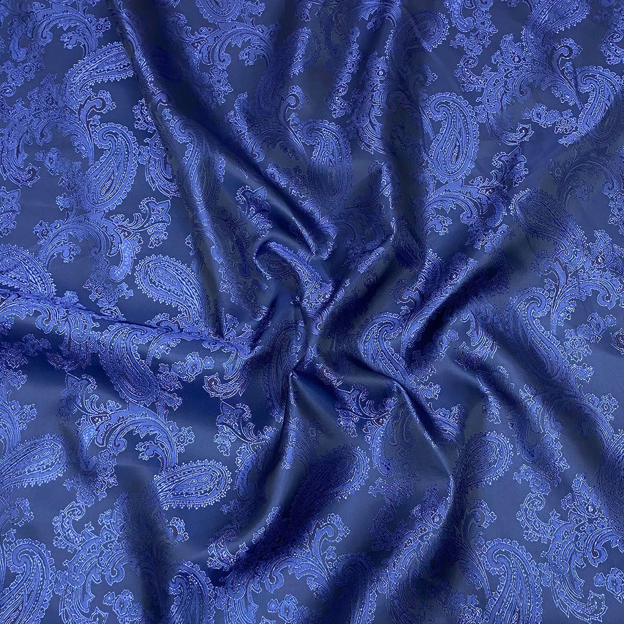 Two Tone Jacquard Fabric 55" (Navy)