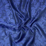 Two Tone Jacquard Fabric 55" (Navy)