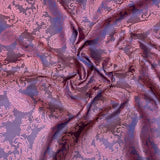 Two Tone Jacquard Fabric 55" (Purple)