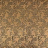 Two Tone Jacquard Fabric 55" (Black & Gold)