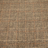 Premium Wool Rich Fabric 55" Wide  (Shephard Check Brown)