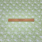 Per Metre Super Soft Polycotton 45" Wide (Green Floral)