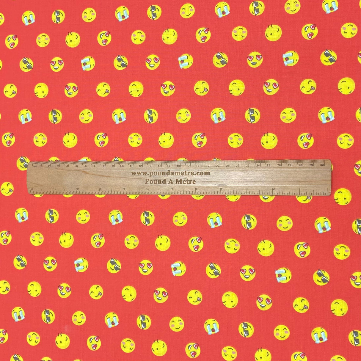 Per Metre Super Soft Polycotton 45" Wide (Emoji)