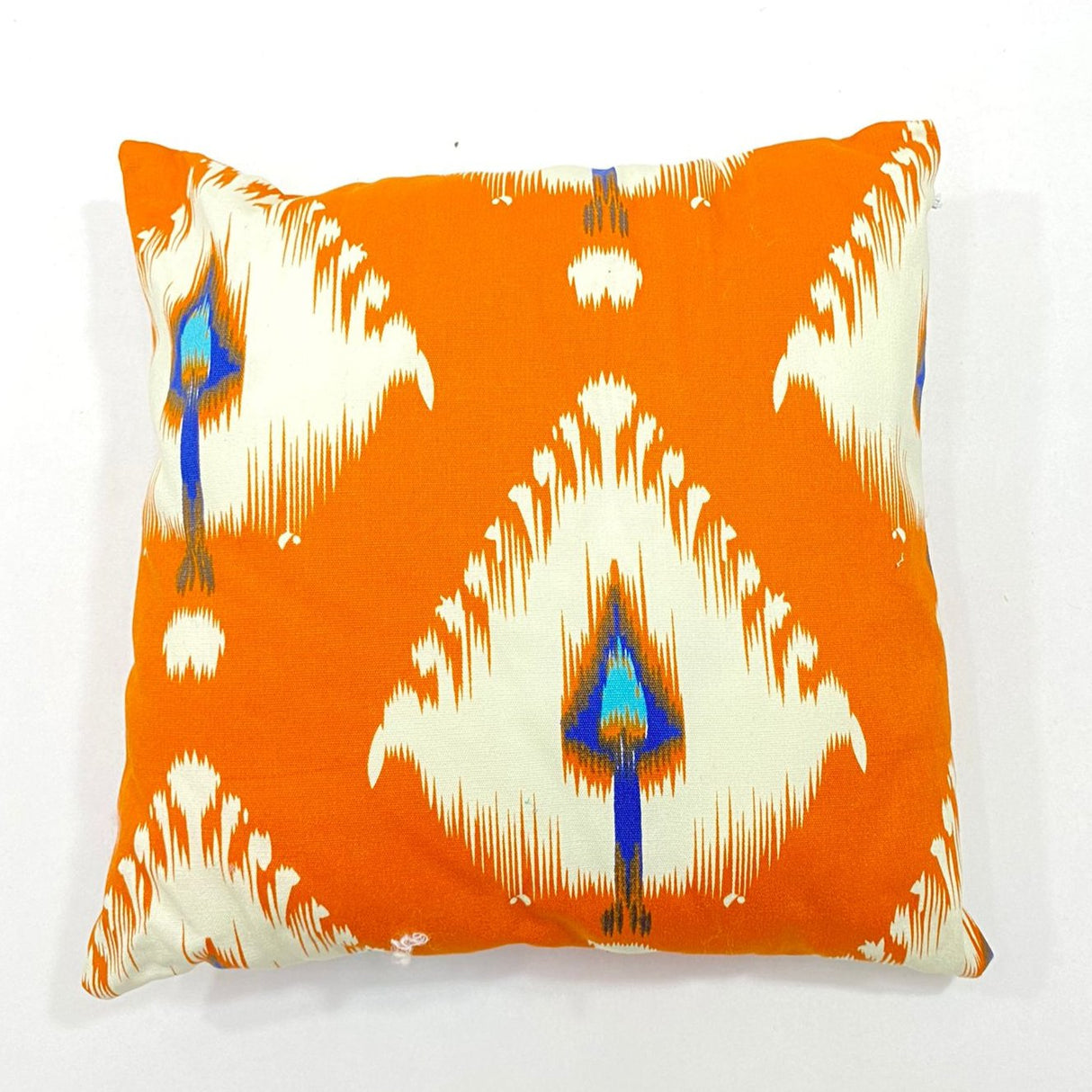 9cm x 9cm, Printed Cotton Canvas Miniature Cushions (Orange)