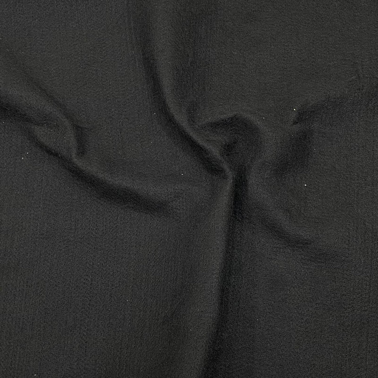 Per Metre Soft Crafting Felt Fabric 55" Wide (Black)