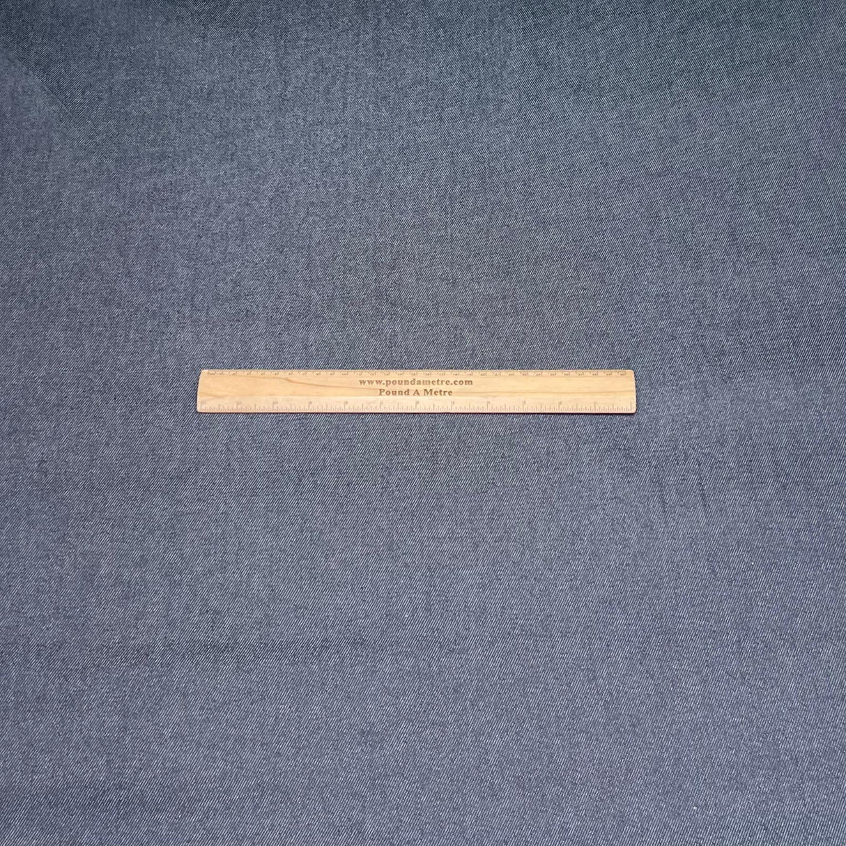 3 Metres 100% Cotton Denim Fabric- 55" (Washed Navy) (Black Friday Sale)