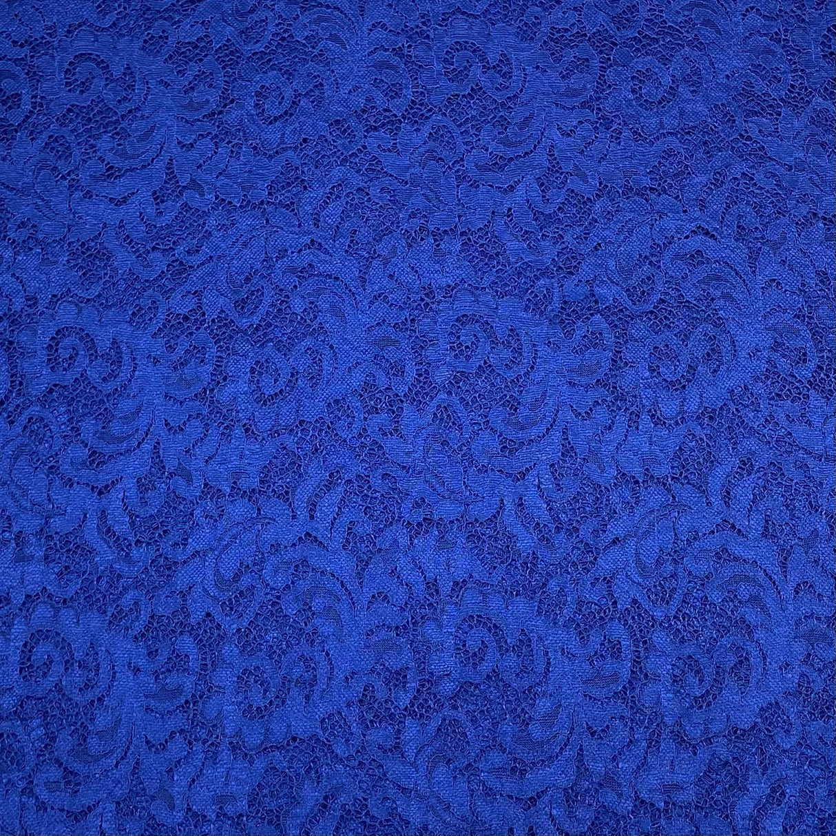 3 Metres Luxury Bridal Lace Fabric - 55" Wide (Blue)