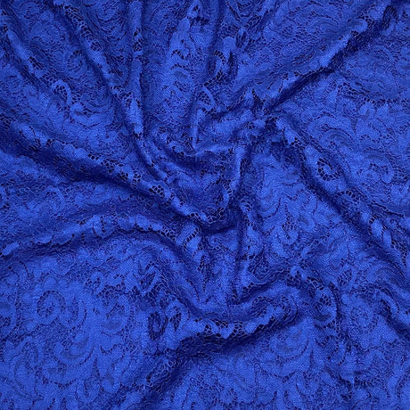 3 Metres Luxury Bridal Lace Fabric - 55" Wide (Blue)