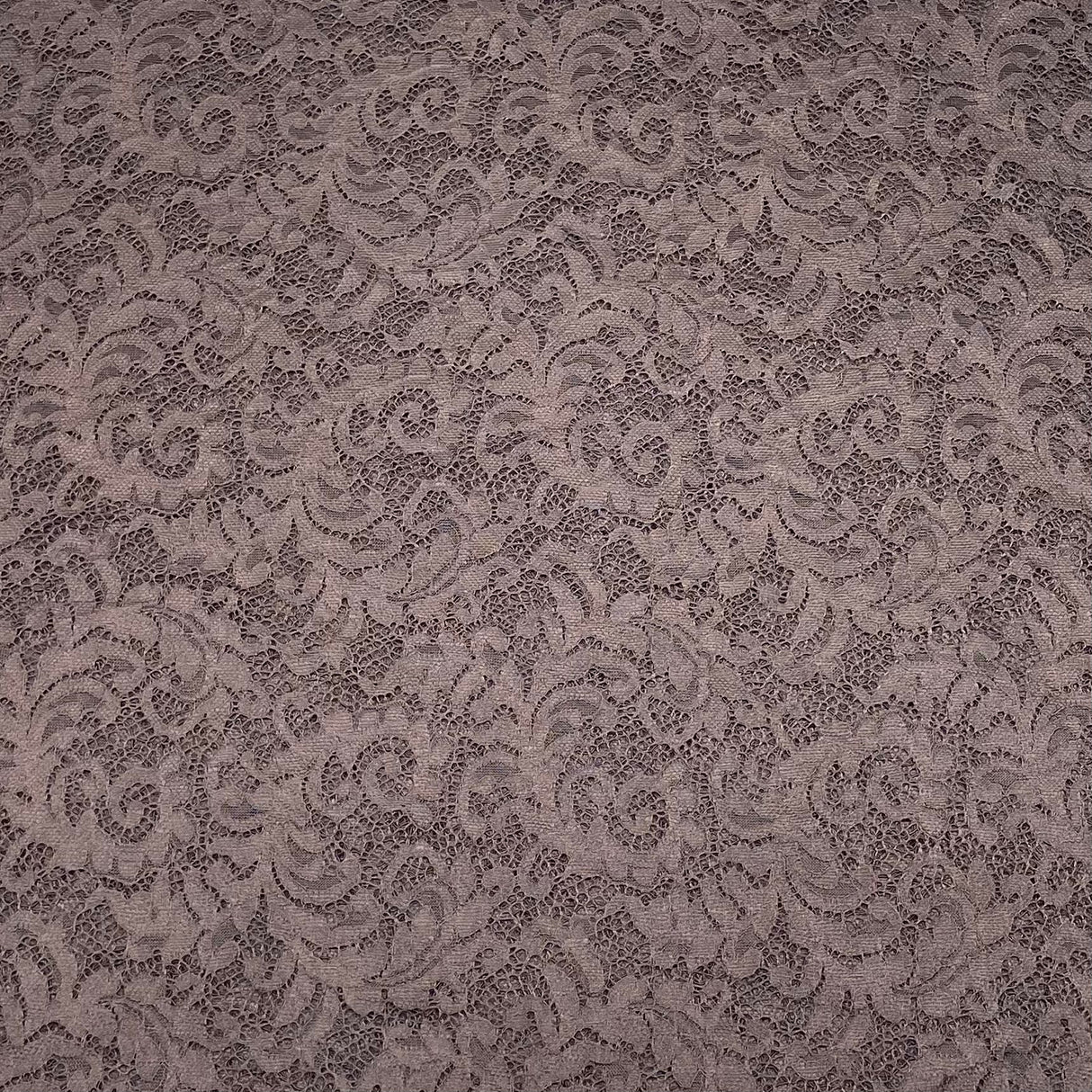 3 Metres Luxury Bridal Lace Fabric - 55" Wide (Brown)