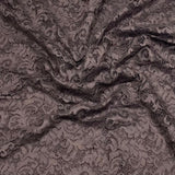 3 Metres Luxury Bridal Lace Fabric - 55" Wide (Brown)