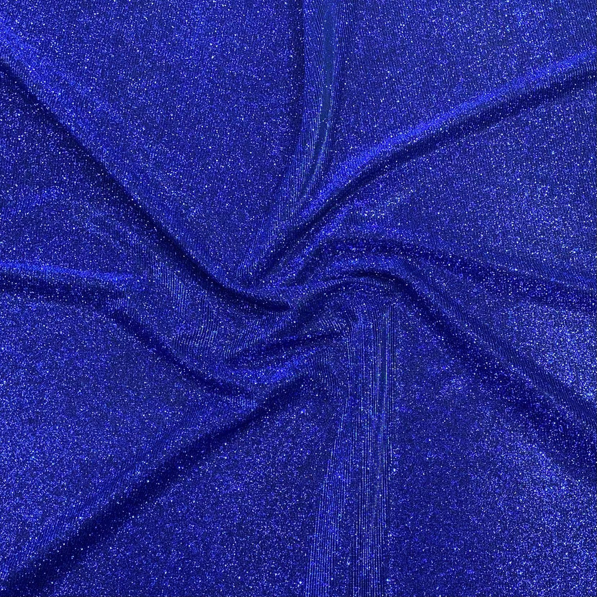 3 Metres, Premium Sparkle Glitter Stretch Moonlight 55’ Wide (Royal Blue)