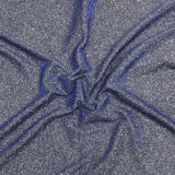 3 Metres, Premium Sparkle Glitter Stretch Moonlight 55’ Wide (Blue)