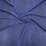 3 Metres, Premium Sparkle Glitter Stretch Moonlight 55’ Wide (Navy)