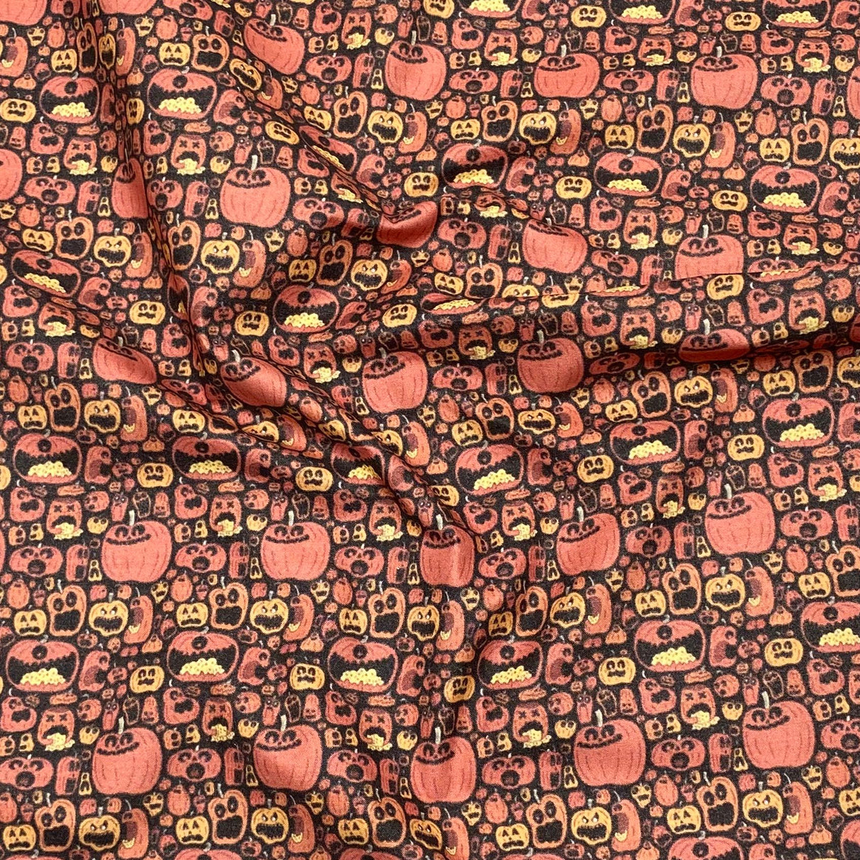 3 Metres 100% Cotton Digital Print Fabric - (Halloween)