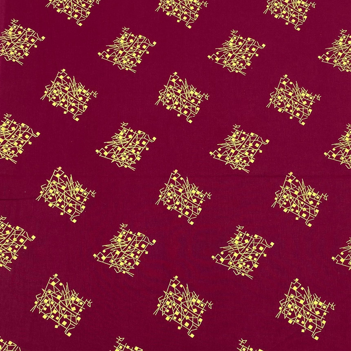 3 Metres Luxury 100% Cotton - 36" Wide - (Wine)