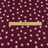 3 Metres Luxury 100% Cotton - 36" Wide - Maroon (Design Will Vary)