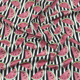 3 Metres 100% Cotton Digital Print Fabric - (Watermelon)