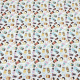 3 Metres 100% Cotton Digital Print Fabric - (Drinks)