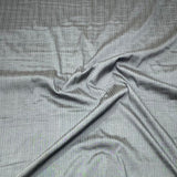 3 Metres Luxury Stripped Polyester Fabric- 55" Wide - (Grey & Black)