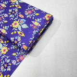 Per Metre Luxury Printed Quilting Cotton - (Purple) (Autumn Sale)