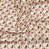 3 Metres 100% Cotton Digital Print Fabric - (Flower Bloom)