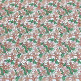 3 Metres 100% Cotton Digital Print Fabric - (Gingerbread)