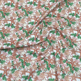 3 Metres 100% Cotton Digital Print Fabric - (Gingerbread)