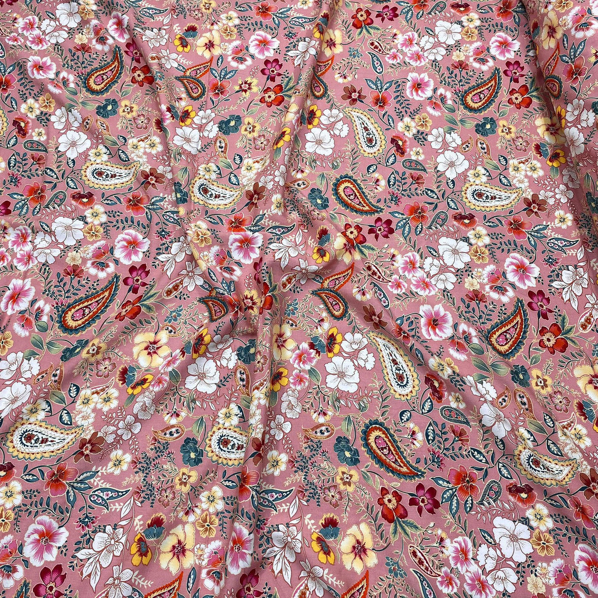 3 Metres Printed Dress Making Viscose- 55" Wide (Glistening)