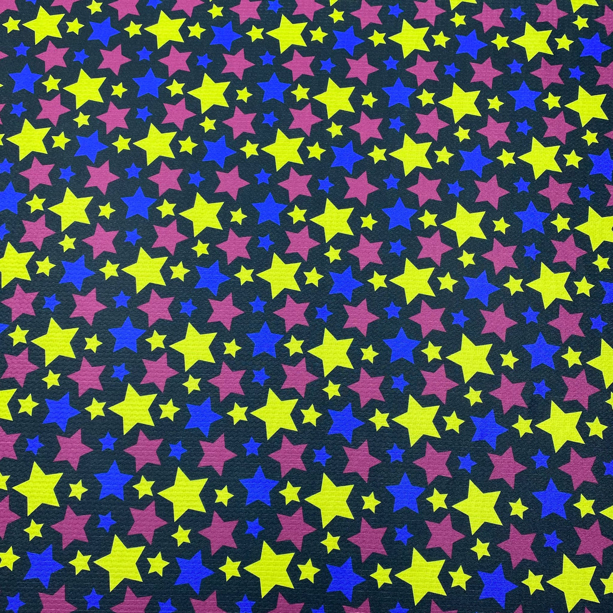 3 Metres Light Weight Printed Jersey 55" - (Stars) (Autumn Sale)