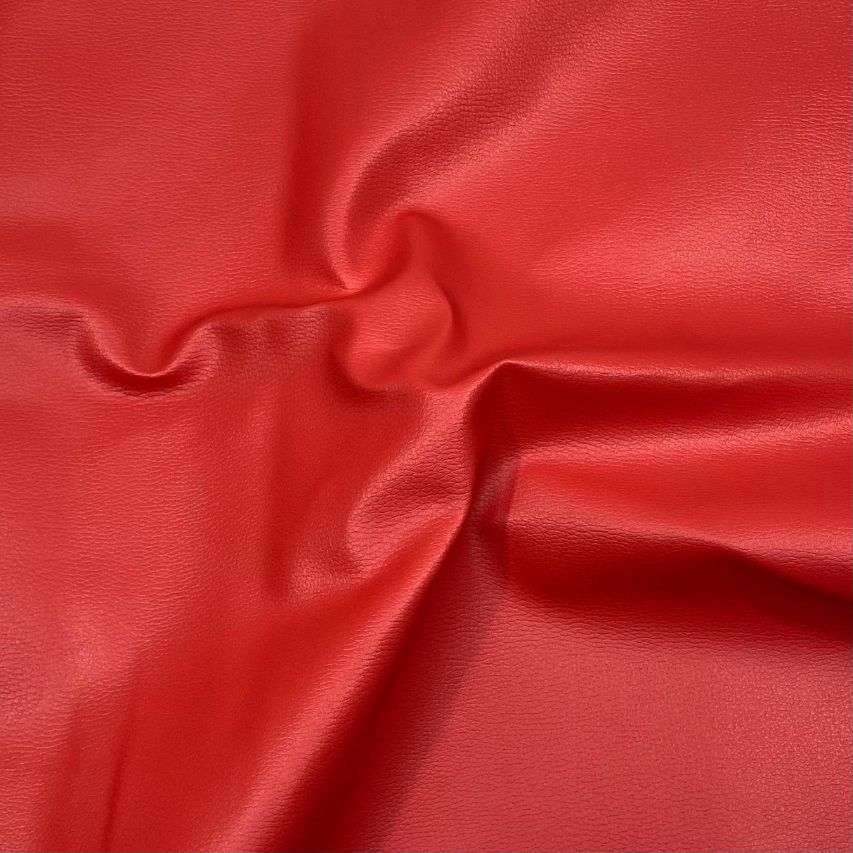 Heavy Soft Leatherette Jersey 55” Red