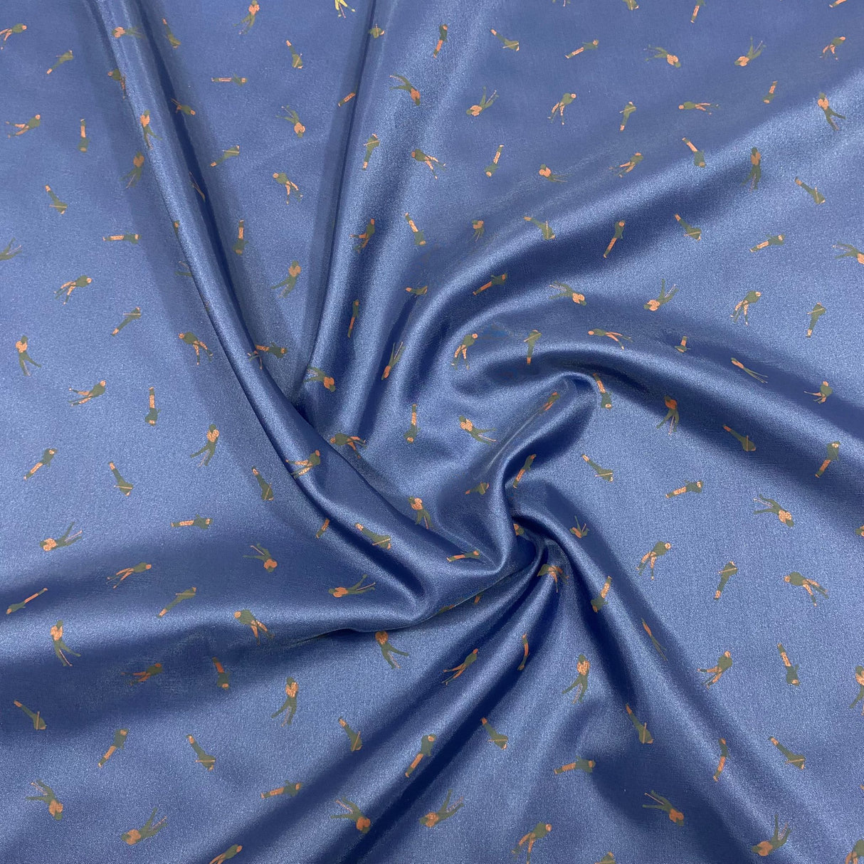 3 Metre Premium Light Weight Printed Lining 55"  (Navy Blue) (Black Friday Sale)