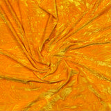 3 Metres Crushed Spandex Velvet 55" Wide (Orange)