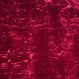 3 Metres Crushed Spandex Velvet 55" Wide (Red)