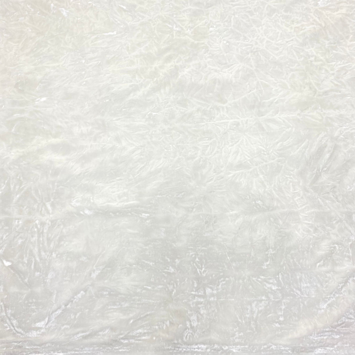 3 Metres Crushed Spandex Velvet 55" Wide (White)