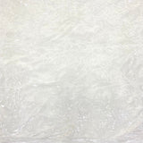 3 Metres Crushed Spandex Velvet 55" Wide (White)