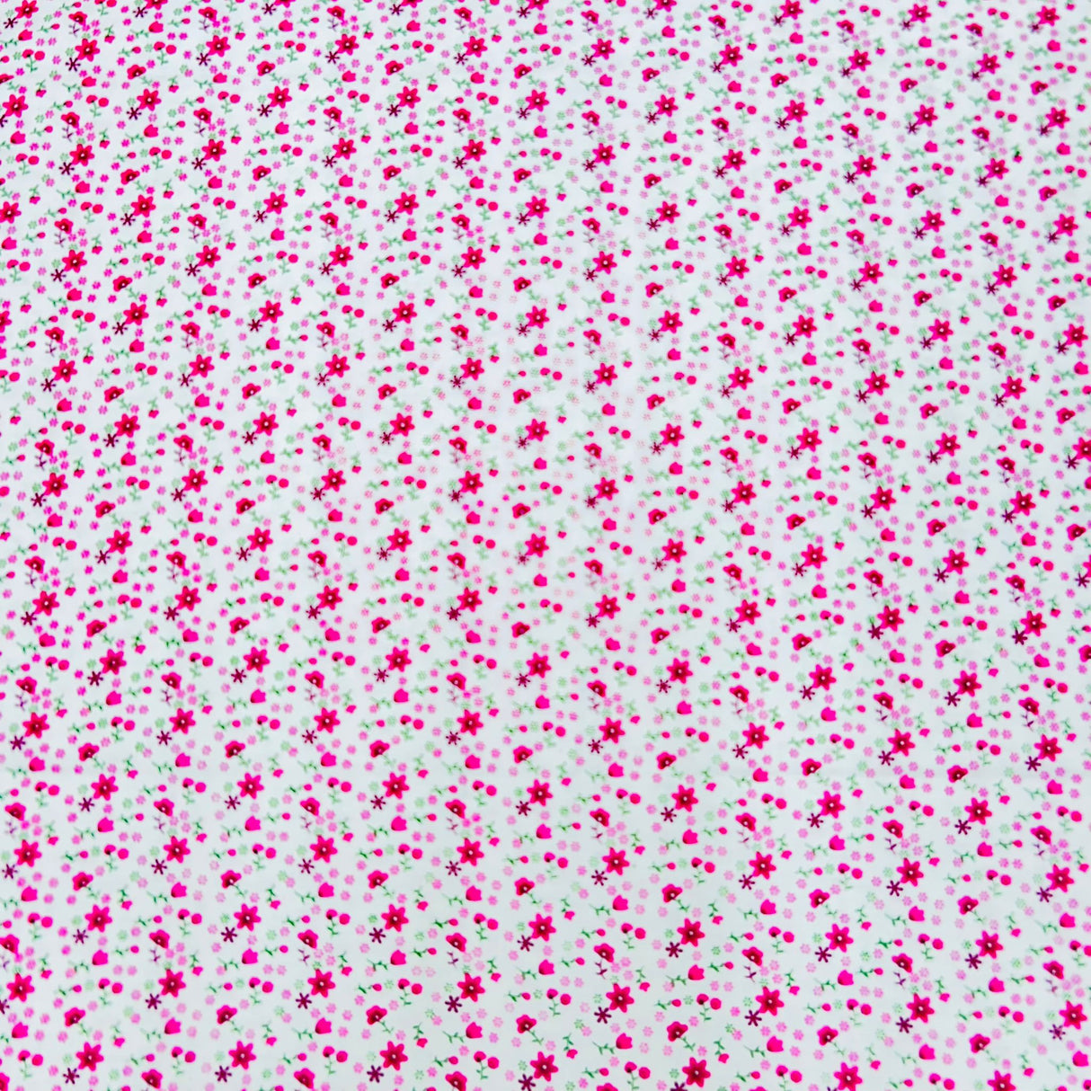 3 Metres Luxury 100% Cotton - 36" Wide - (Pink Ditsy)