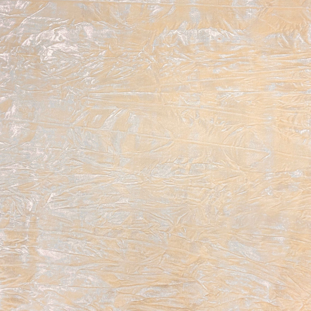 3 Metres Crushed Spandex Velvet 55" Wide (Cream)