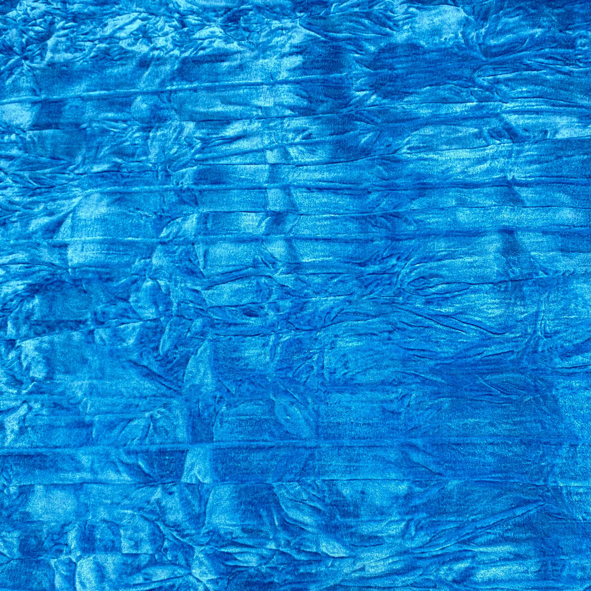 3 Metres Crushed Spandex Velvet 55" Wide (Blue)