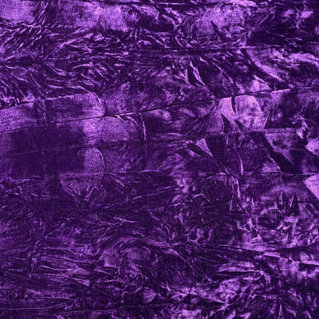 3 Metres Crushed Spandex Velvet 55" Wide (Purple)