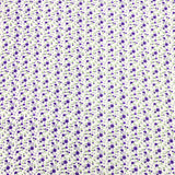 3 Metres Luxury 100% Cotton - 36" Wide - (Purple Ditsy)