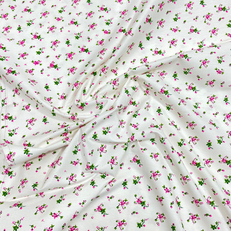 3 Metres Luxury 100% Cotton - 36" Wide - (Daisy Pink)