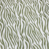 3 Meters Lycra Jersey 55" Wide - Green & White (Black Friday Print Deals)