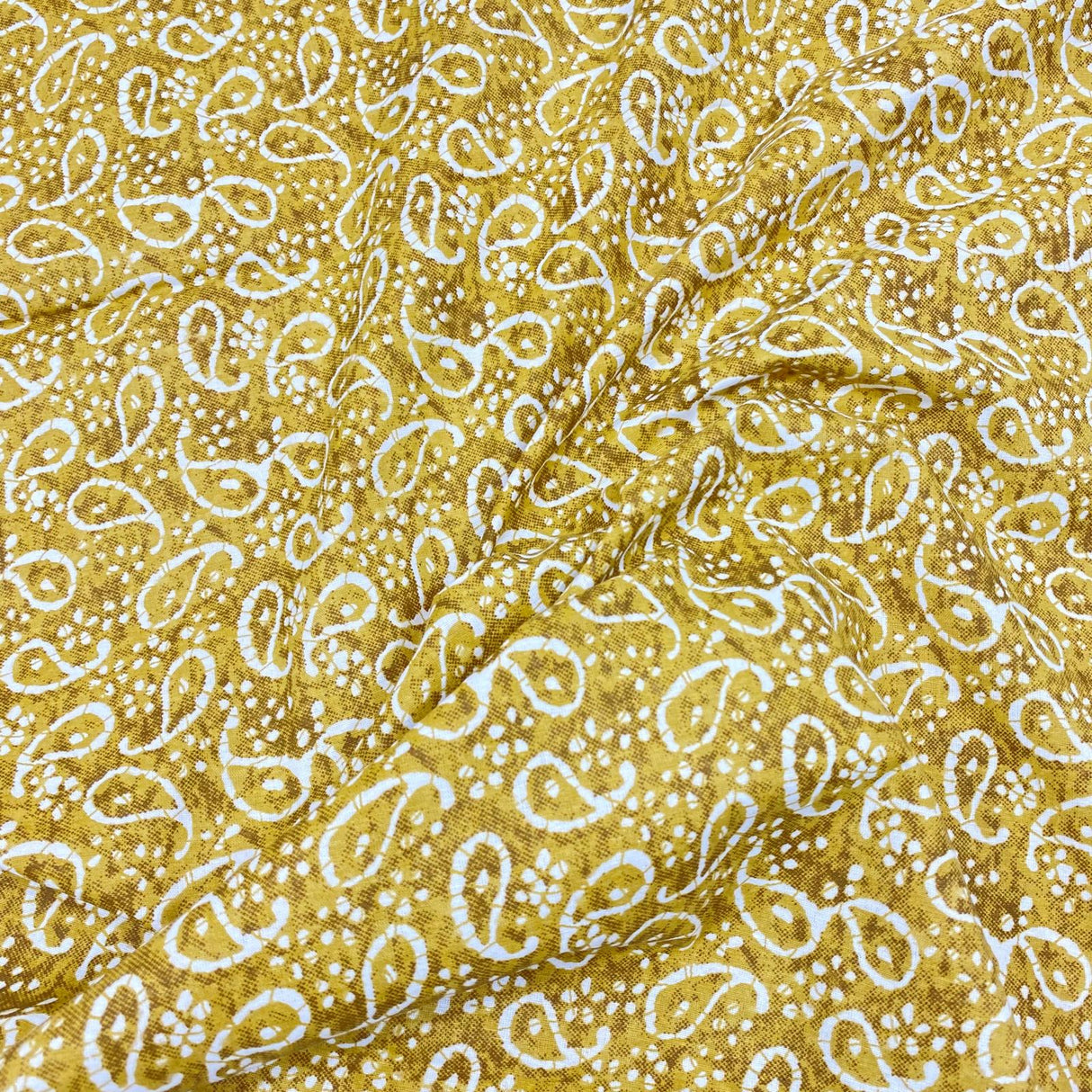 5 Metres Luxury 100% Cotton - 36" Wide - (Yellow)