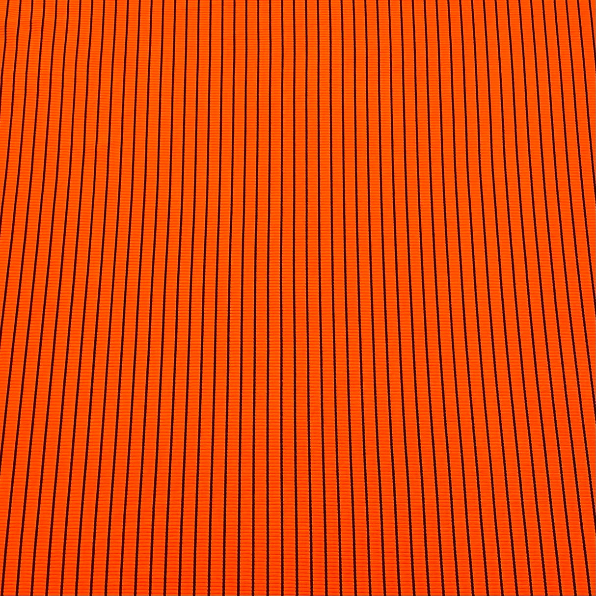 3 Metres Printed Ribbed Jersey 55” Wide - (Orange)