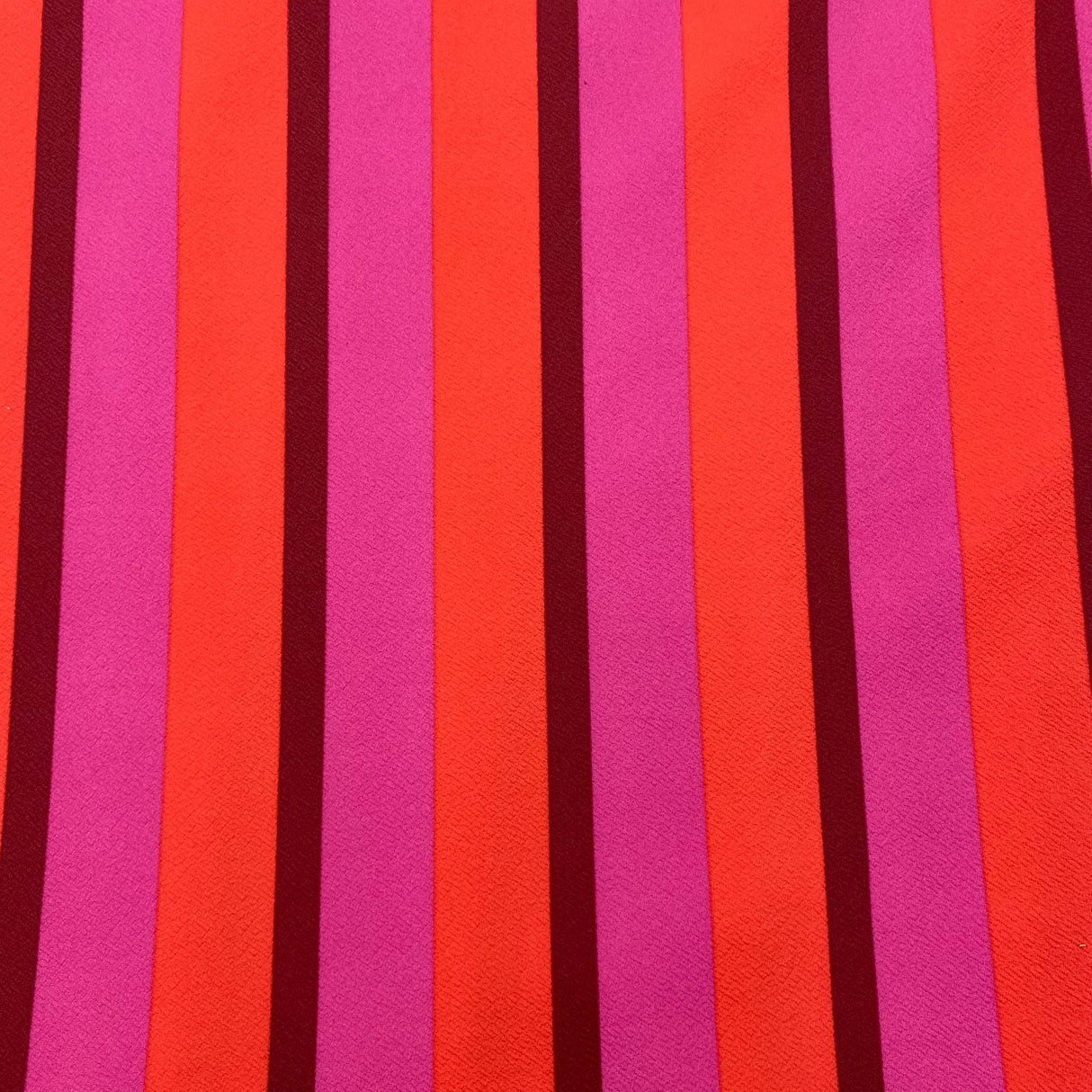 3 Metre Luxurious Printed Soft Viscose Jersey - 55" (Pink Stripes)