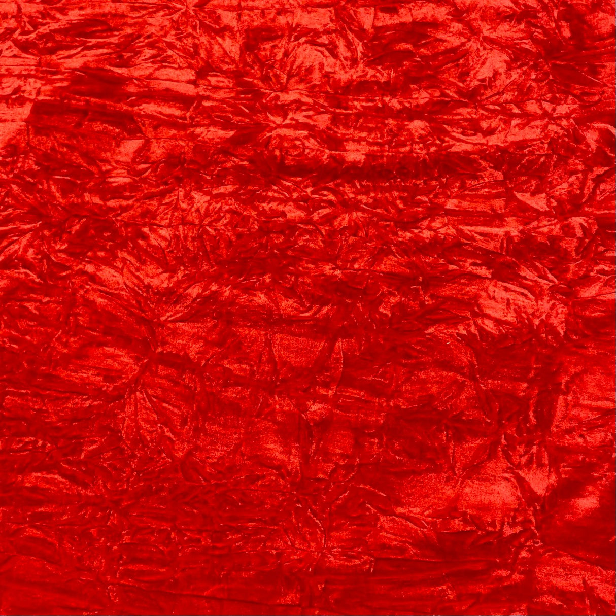 3 Metres Crushed Spandex Velvet 55" Wide (Red)